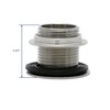 Leyso Stainless Steel Bar Sink Drain 1” Nominal Pipe Size
