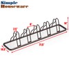 SIMPLE HOUSEWARE 5 Bike Bicycle Floor Parking Adjustable Storage Stand,