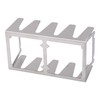 BBQ Skewer Rack Lightweight Portable Sturdy Structure Stainless Steel Wear