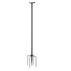 Bird Feeder Pole Kit 80.5 Inch, Outdoor Heavy Duty Birdhouse Pole, 6 Base Adjustable Bird Feeder Holder (for G08,G11Bird Feeder)