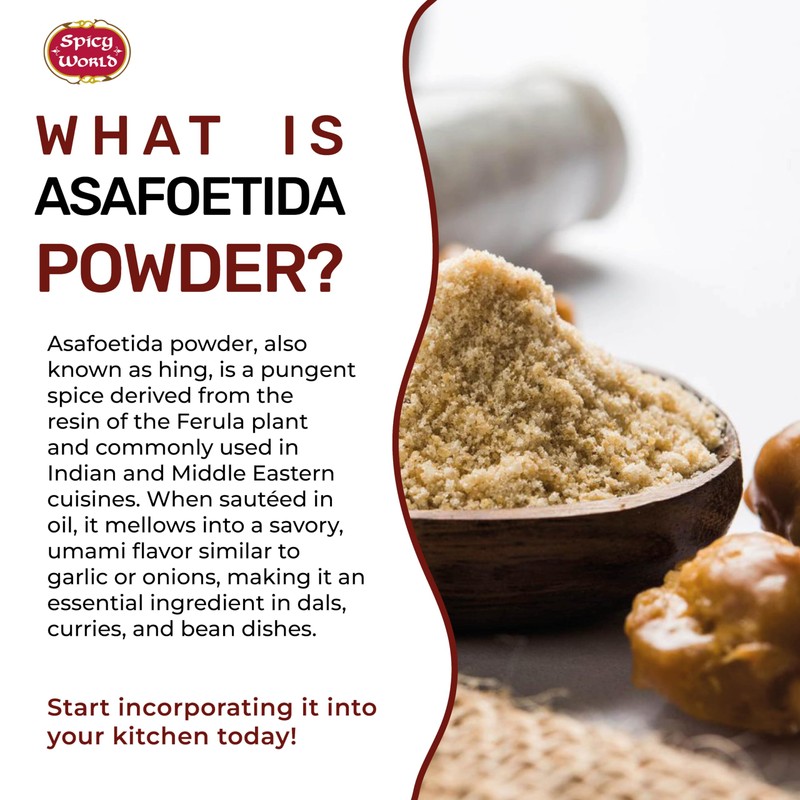 Asafoetida (Hing / Heeng) Ground Powder, 3.75 oz (106g) -