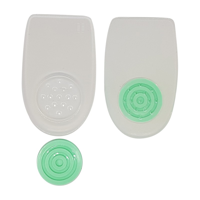 Green-Feet Heel Spur Gel Padding 5 mm Removable Hole Relief
