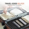 Aucovely Suitcase Organizer Travel Bags Organizer for Luggage Compression Hanging