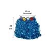 Disfraz Hawaiano Collar Falda Corona Hawaiana Flores