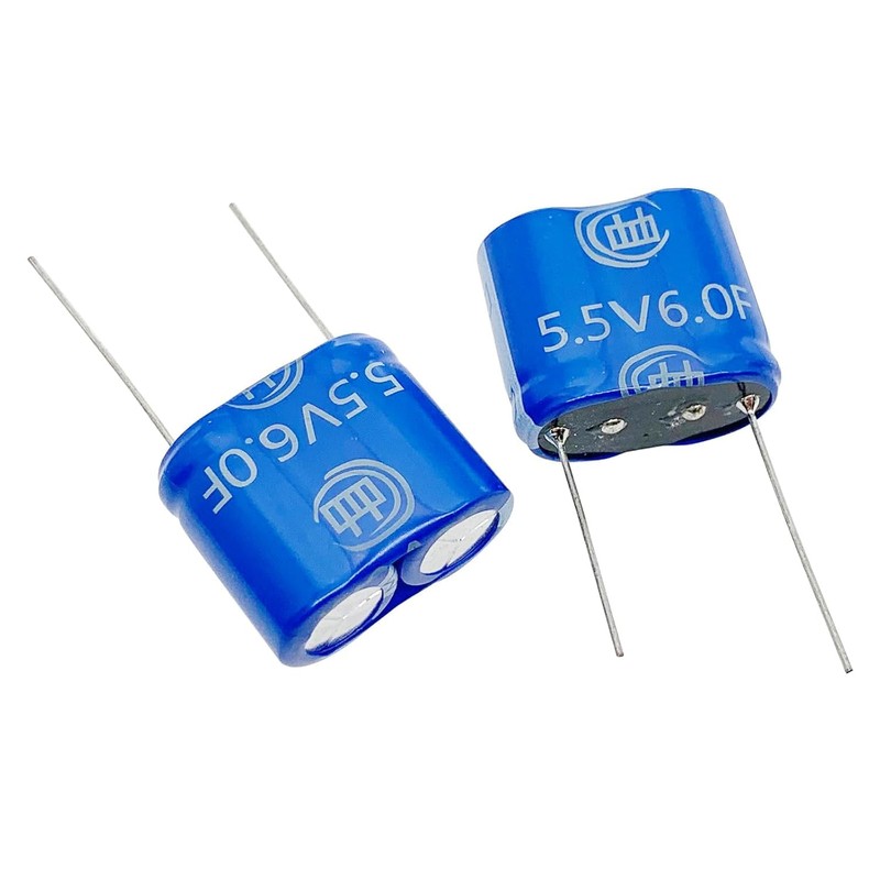 PENGLIN 2pcs Super Farad Capacitors 5.5V 6F 13x26x22mm Electric Double