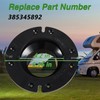 3" Socket Floor Flange RV Toilet Flange Compatible with Dometic/Sealand