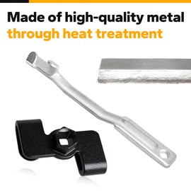 HUANTAITAI Wrench Extender Tool Bar, Wrench Leverage Breaker Bar with 1/2 Inch Hole Fit for Mechanics and Automotive Repairs (Silver Extension Kit Tool Set)