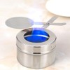 4Pcs Fuel Cans Stainless Steel Fuel Holders, Buffet Warmer Chaffing