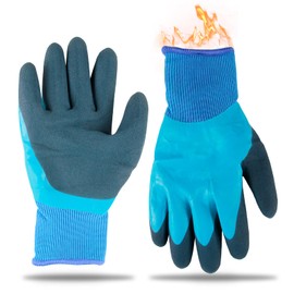 1 Pairs Men Blue Freezer Gloves,Winter Freezer Gloves For Working In Freezers,Blue Winter Glove Men For Work Below Zero,Suitable Cold Weather Man Working Handling and Ski Warm Glove(11/XXL)