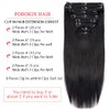 Pobokix Extensiones De Cabello Con Clip De 26 Pulgadas, Cabello