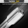 sourcing map Hand Taper Tap M24 x 2 Metric Thread