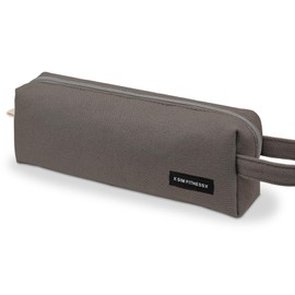 X SIM FITNESSX Pencil Case Pencil Case Teenager Girls Pencil Case Pens School Pencil Case Pen Bag for School & Office, dark grey, simple