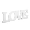 Wood Love Sign White One Piece Design Exquisite Beautiful Wooden
