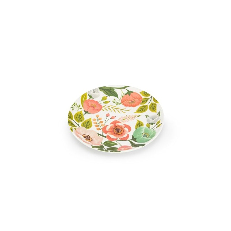 Healthy Living Direct Melamine Plate - Floral - Set of