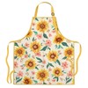SANDJEST Sunflower Apron for Women with Pocket Chef Aprons For