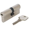 ABUS Profile Cylinder Lock D6XNP 40/45 B/SB with Keycard and