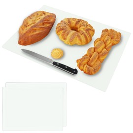 3 Pack Tempered Glass Cutting Board, 11” x 15” Non-slip Chopping Board Rectangle Clear Cutting Boards, for Kitchen Countertop, Table, Shatter, Scratch Resistant, Heat Resistant, Shatterproof