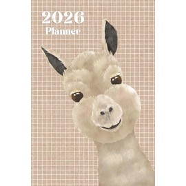 Cute llama 2026 Planner Weekly and Monthly: Minimalist Calendar Organizers, goal, to do list