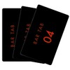 Bar Tab Cards, Pack of 25, Numbered 01-25, Biodegradable. Cards