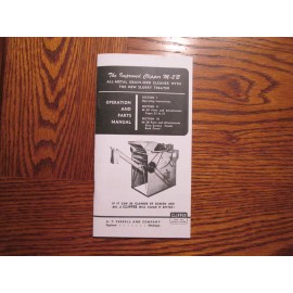 A T Ferrell Clipper M-2B Seed Cleaner Manual