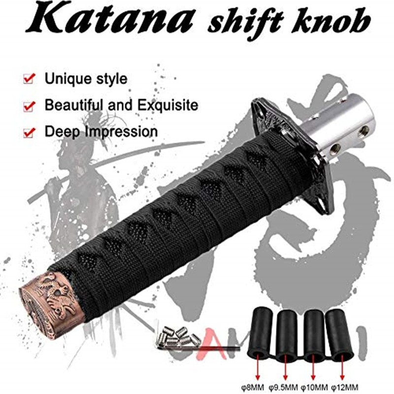 RYANSTAR Universal Gear Shift Knob Sword Shift Knobs Katana Samural