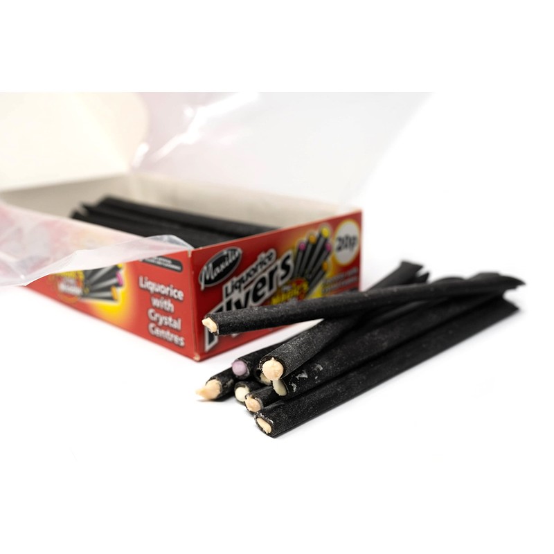 FLYERS Liquorice with Fruit Crystal Centre 40 Pieces