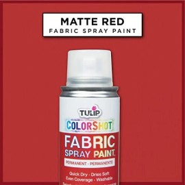 Tulip Colorshot Instant Fabric Spray Color 3Oz. Red