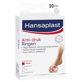 Hansaplast Foot Anti Pressure Ring Corn and Calluses Plaster Pack of 20