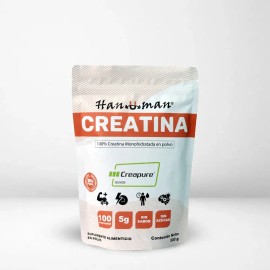 Creatina monohidratada Hanuman en polvo Sin sabor x 500g