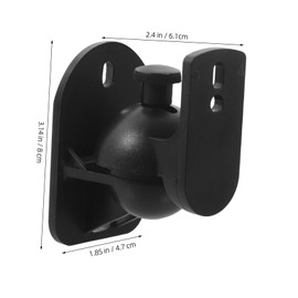 MERRYHAPY Djustable Angle Speaker Stand Wall or Ceiling Mount Stainless Steel Universal Fit for Speakers