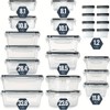 Pro 24-Piece Food Storage Containers Set | Airtight, Leakproof &