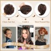 SOFEIYAN 2PCS Messy Bun Hair Piece Wavy Curly Chignon Extension