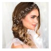 Accesorios For El Cabello De Novia Con Perlas Plateadas
