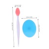 PACKOVE 1 Set Double Sided Silicone Facial Cleaning Tools with