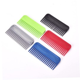 FOMIYES 3pcs Wide Tooth Combs for Smooth Detangling Hair Brushes for Salon Home Use for Curly Straight Hair Lightweight Black Grey Red