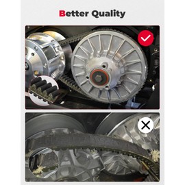 KEMIMOTO Upgraded SxS Drive Belt Compatible with Can-Am Defender (Max) HD8 HD10 Maverick Sport (Max) 1000 1000R Maverick Trail 800 1000 800R 1000R Maverick X3 900 HO, OEM Replace 422280656 422280654