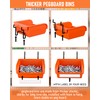INCLY 276PCS Extra Thick 1/4" Pegboard Accessories Organizer Kit, Heavy