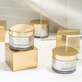 Hanganic 대용량 오리지널 스네일크림 100g 2배용량 업 달팽이크림 Large Capacity Original Snail Cream 100g Double Volume Snail Cream