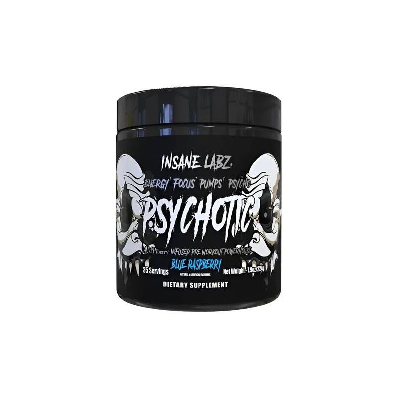 Pre Entreno Psychotic Black Insane Labz Oxido Nitrico L