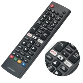 Replace Remote fit for LG TV 4K HDR Smart LED UHD TV 50UK6090PUA 49UK6090PUA 43UK6090PUA 55UK6090PUA 60UK6090PUA 65UK6090PUA UK6090PUA 32LK540BBUA 32LK540BPUA 43LK5400BUA 43LK5400PUA 49LK5400BUA