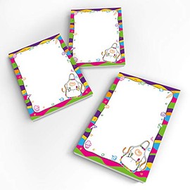 12 mini notepads, baking party, notepad, party favors, birthday party favours, guest gifts, children's birthday party, girls, boys.