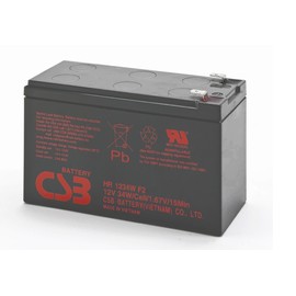 New CSB Brand HR1234WF2 High Rate 12V 9Ah 34W SLA Batteries F2 Terminals