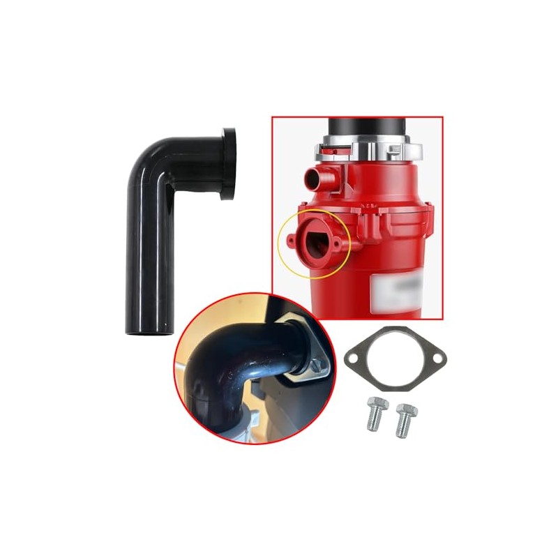 Garbage Disposal Drain Elbow Replacement for Moen Garbage Disposal Drain