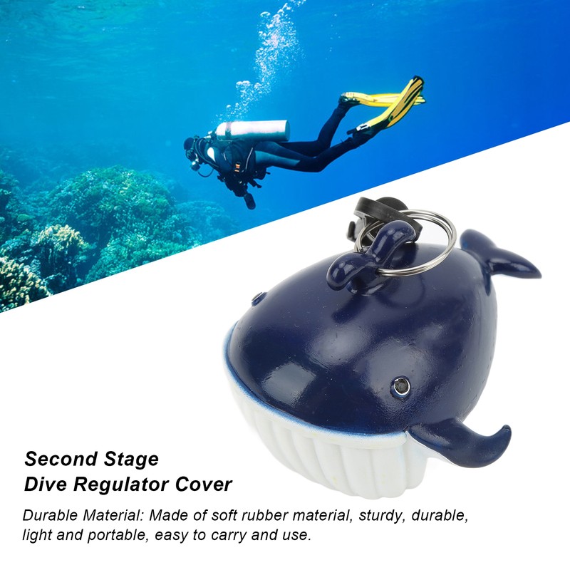 Cartoon Fish Scuba Dive Mouthpiece Dustproof Cover Second Stage Regulator
