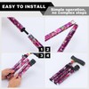 PARLORA Walking Cane for Women and Men, Collapsible, Lightweight, Sleek,