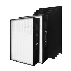 Flintar Type A2 True HEPA Replacement Filter, Made in TAIWAN, Compatible with Filtrete Room Air Purifier FAP-C02-A2, FAP-C03-A2, FAP-T03-A2, FAP-SC02L, Part # 1150101, Filter A2, 2-Pack