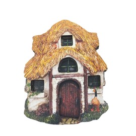 SETOFI Fairy Door, Wooden Fairy Doors Elf Door Miniature Wood Doors for Garden Yard Trees Ornaments (C)