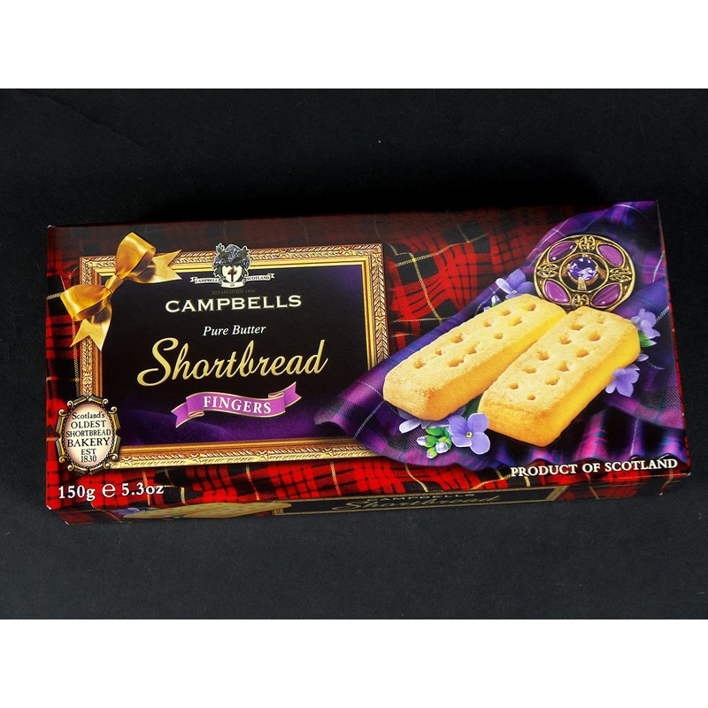 Campbells All Butter Shortbread Fingers - Traditional Shortbread in Carton,