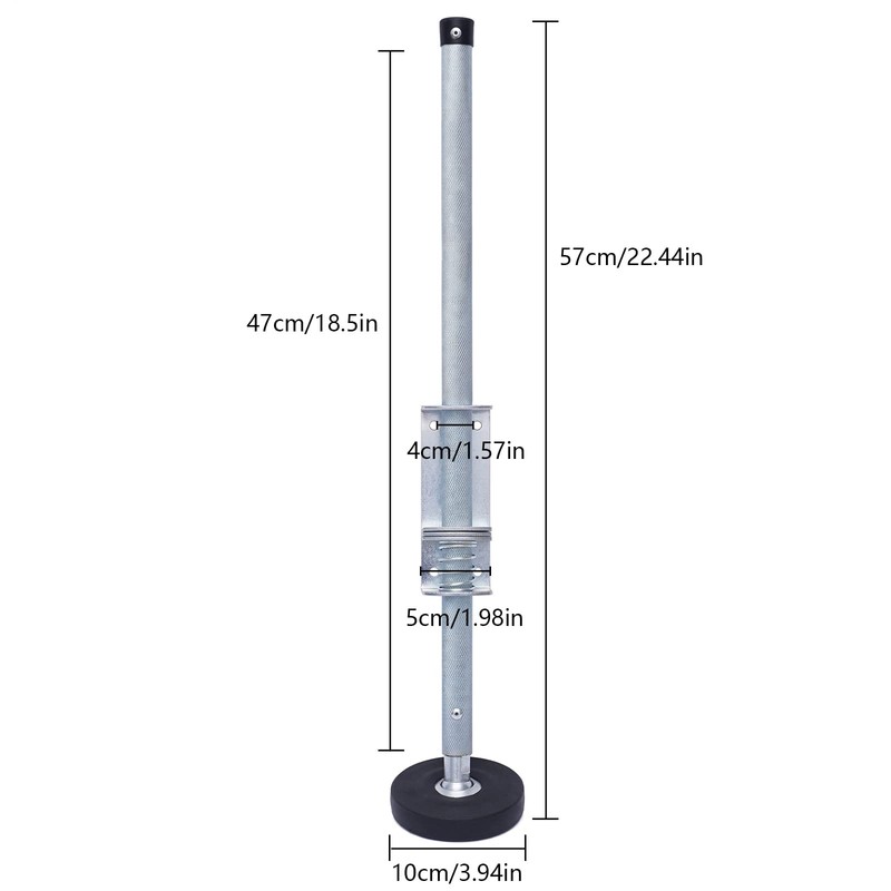 GDNTMU Ladder Leveler Pair with Engraved Anti-Slip Pattern Steel Pole