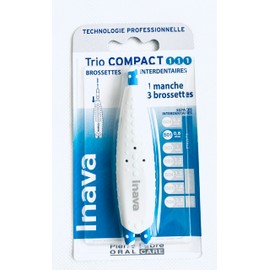 Inava Trio Compact Interdentalbürsten (1.1.1), 0,8 mm